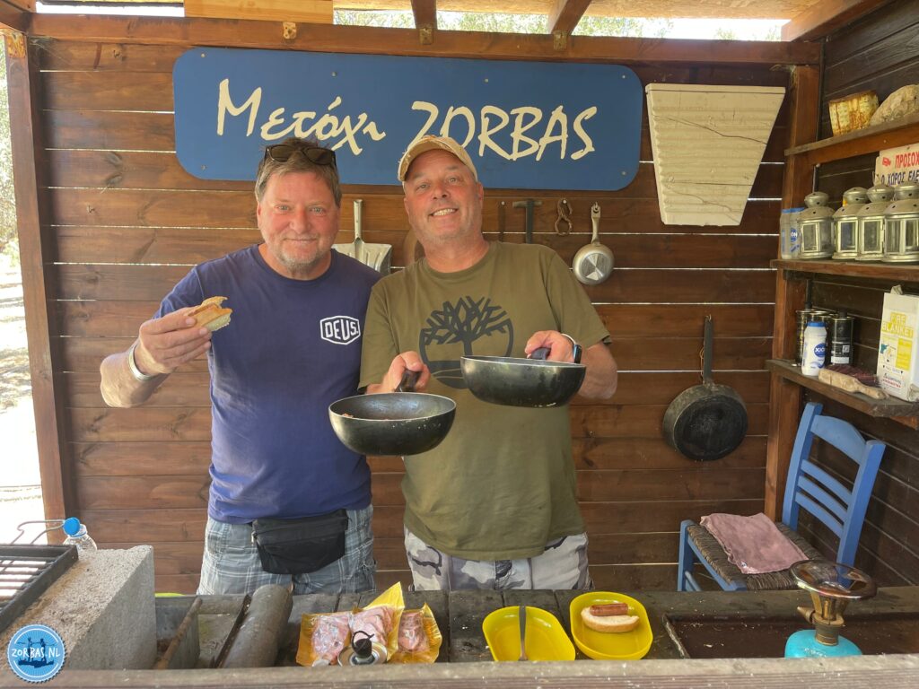 Greek cooking on Crete. Authentic greek dishes, freshly prepared