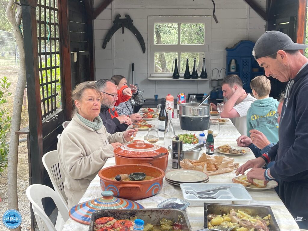 Cooking workshops in an olive field on Crete. Learn how to prepare real Greek dishes.