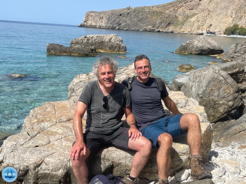 Hiking along the coast from Sfakia to Loutro