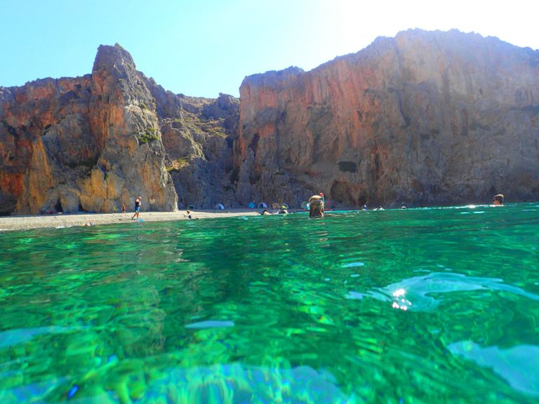 agia farango is de combi, zwemmen, snorkelen en wandelen in zuid Kreta