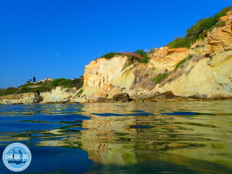 snorkelling on Crete in the morning