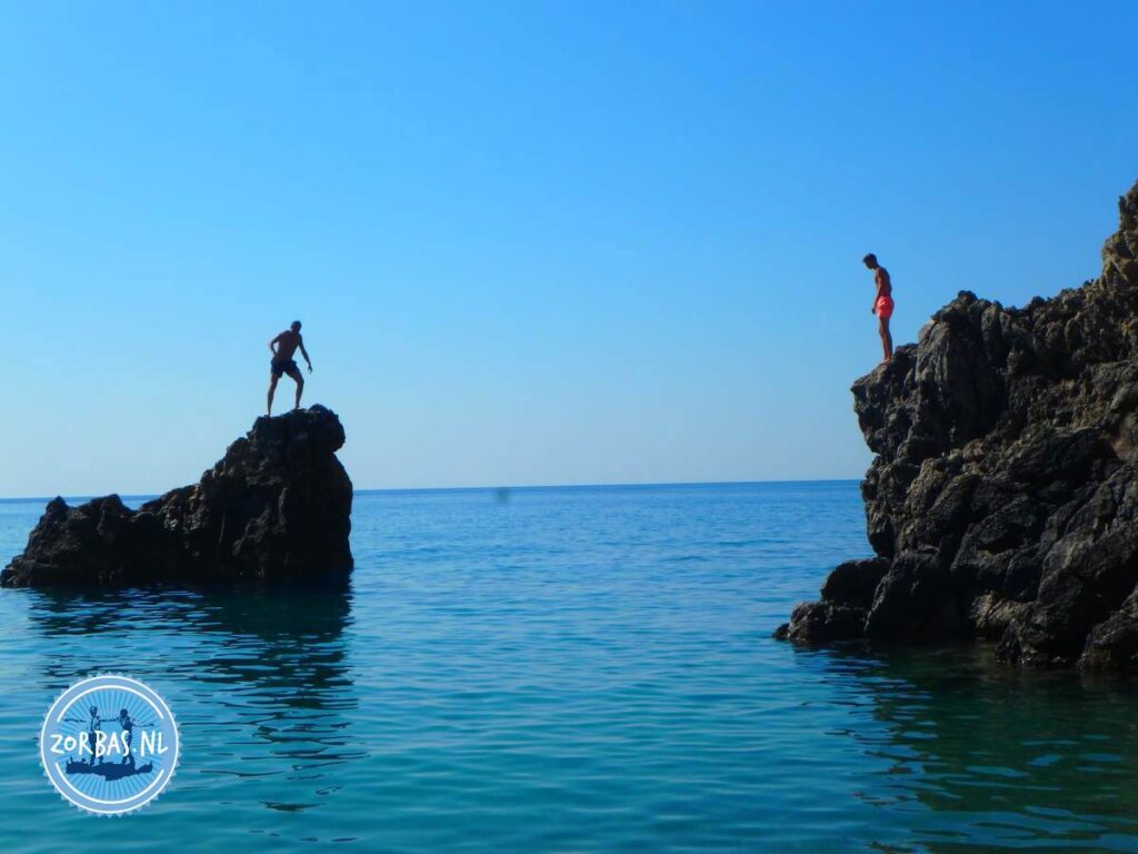 Een dagje met Zorbas Island in het zuiden van Kreta, wandelen, snorkelen en zwemmen in Agio Farango
